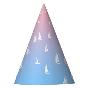 Sailing Boats on the Ocean   Party Hat