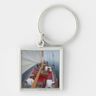 Sailing Boundary Pass Keychain