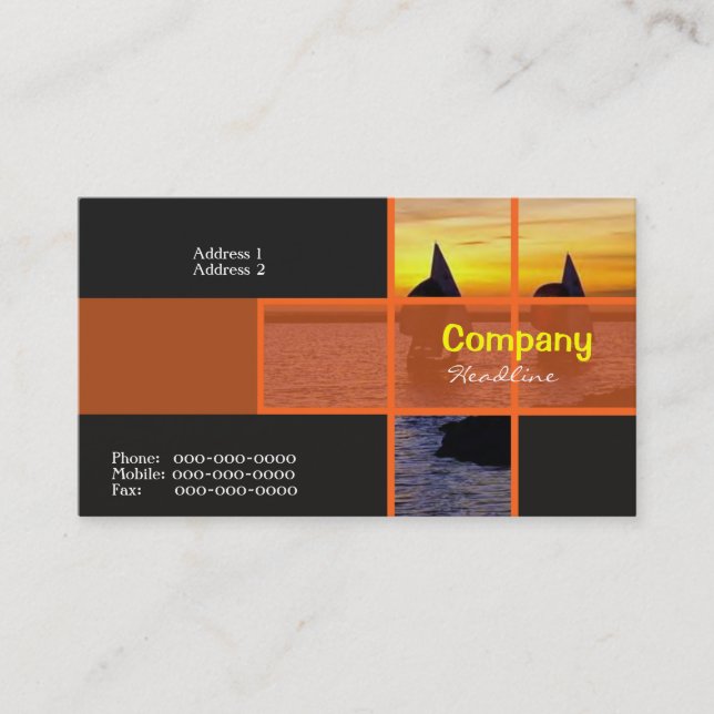 Sailing Business Card (Front)