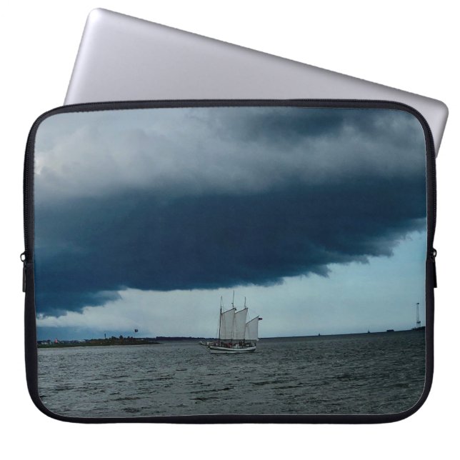 Sailing By Laptop Sleeve (Front)