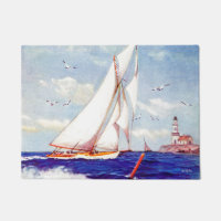 Sailing By The Lighthouse by Albert B. Marks