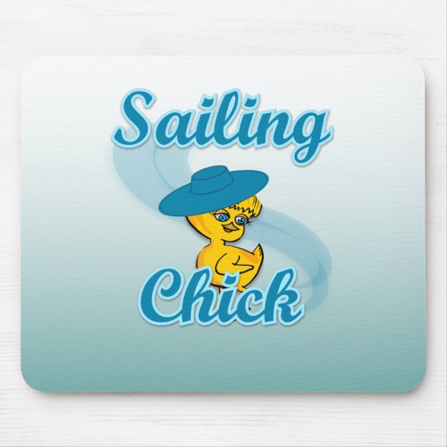 Sailing Chick #3 Mouse Pad (Front)