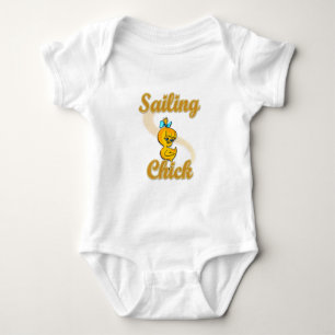 Sailing Chick Baby Bodysuit