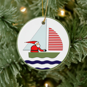 Sailing Collectable Ceramic Ornament