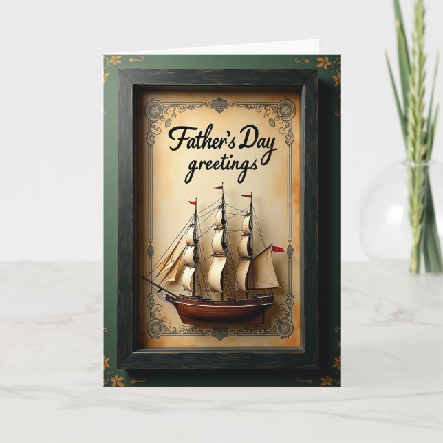 Sailing Fathers Day Card (Front)