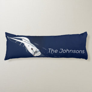 Sailing Freedom Bird's Eye View Body Pillow