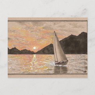 Sailing Gulf Islands/San Juan islands/Boundary Pa Postcard