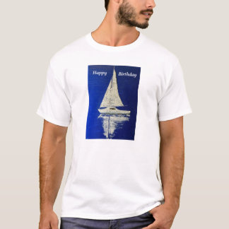 Sailing Happy Birthday  T-Shirt
