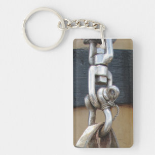 Sailing Hardware Key Chain Double Sided
