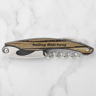 Sailing HideAway Custom Wine Bottle opener