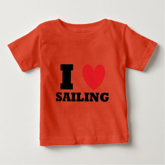 Sailing.  I Love Sailing. Baby T-Shirt