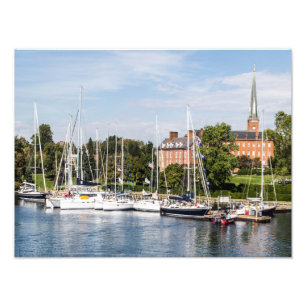 Sailing in Annapolis, Maryland Photo Print