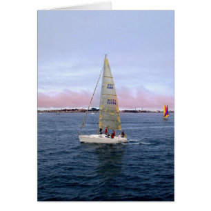 Sailing in Guernsey card