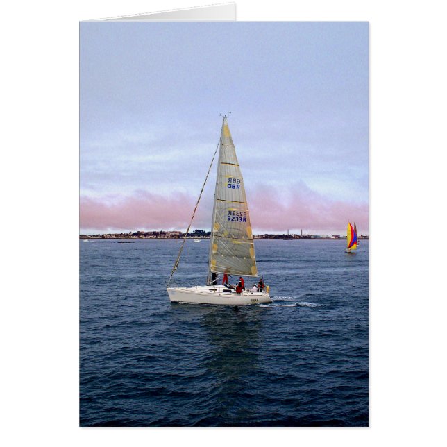 Sailing in Guernsey card (Front)
