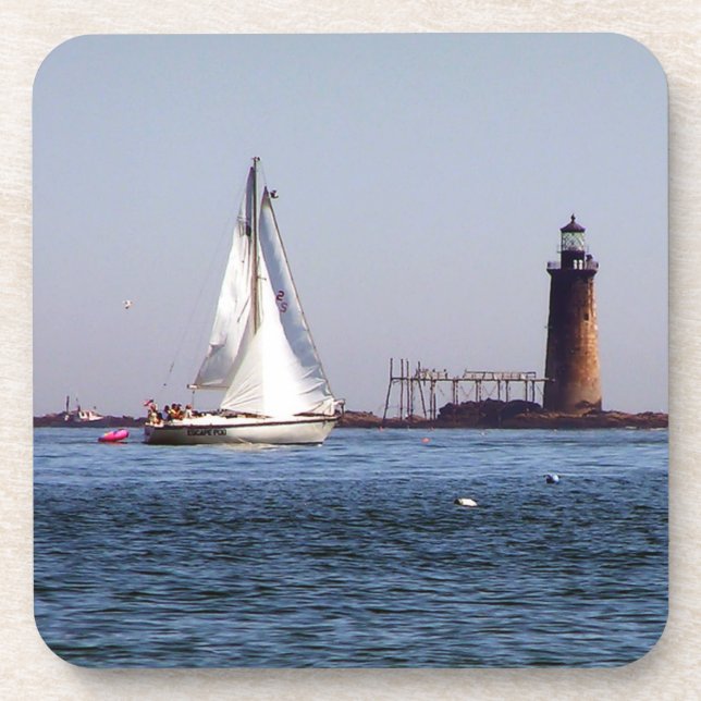 Sailing in Portland Harbour Coaster (Front)