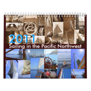 Sailing in the Pacific Northwest Calendar