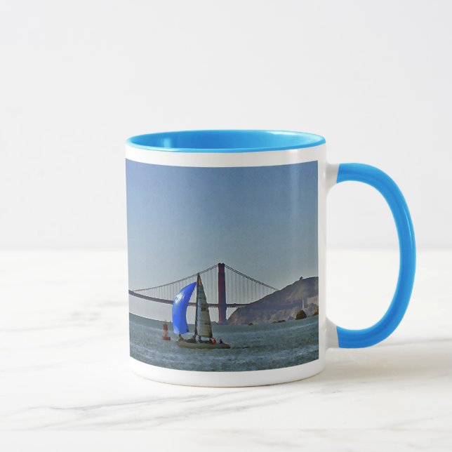 Sailing in the San Francisco Bay Mug (Right)