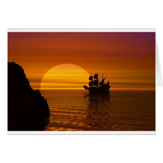 Sailing in the sunset