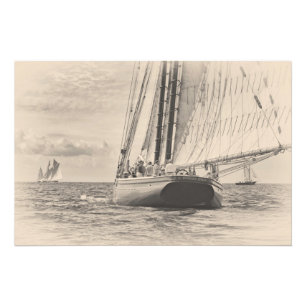 Sailing Into The Past Photo Print