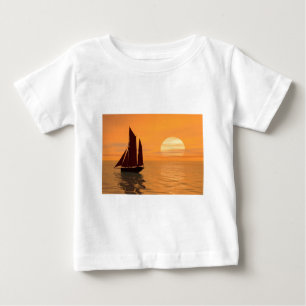 Sailing into the sunset baby T-Shirt