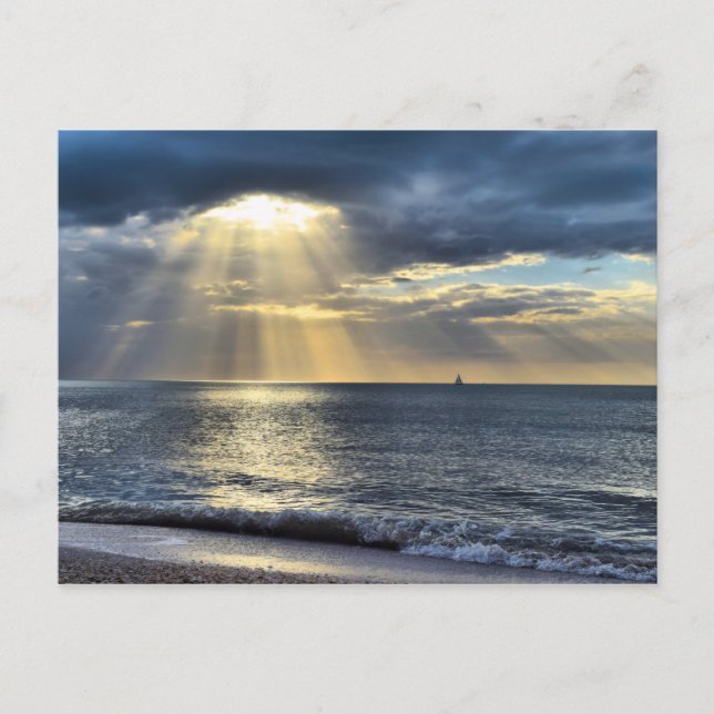 Sailing into the Sunset - Postcard (Front)