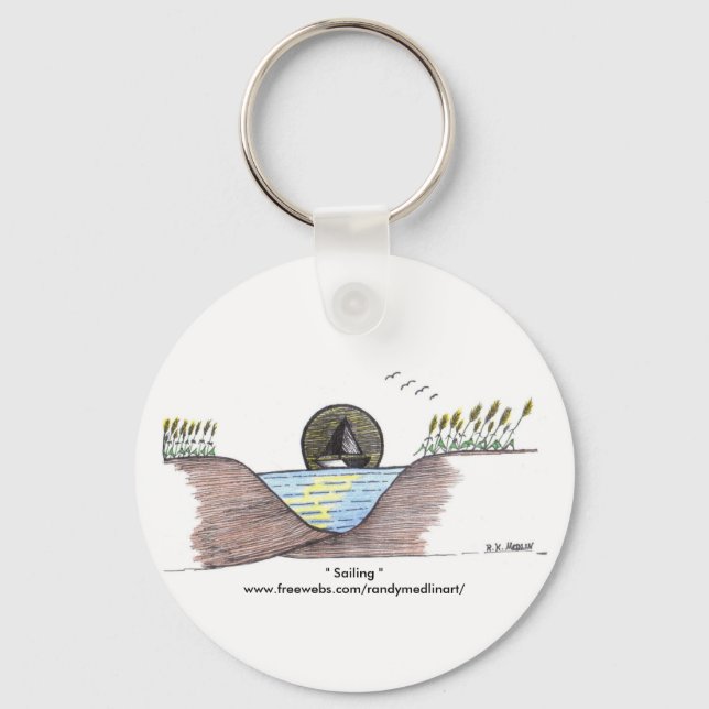 " Sailing " Keychain (Front)