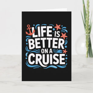 Sailing Life Is Better On A Cruise Ocean Escape Card