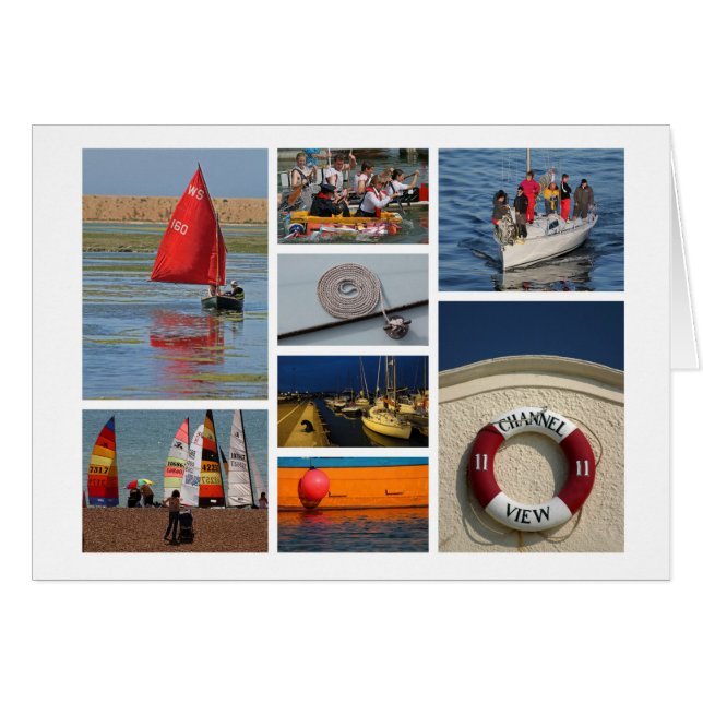 Sailing-lover's card (Front Horizontal)