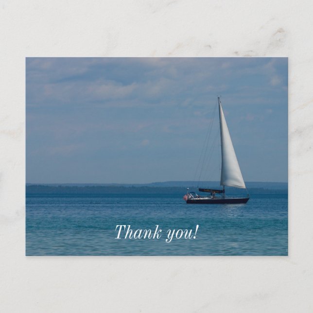 Sailing Mackinac Postcard (Front)