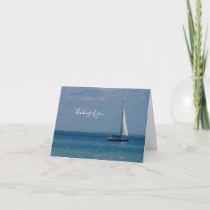 Sailing Mackinac Thinking Of You Card