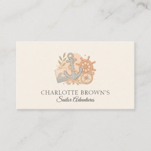 Sailing Maritime Nautical Business Card