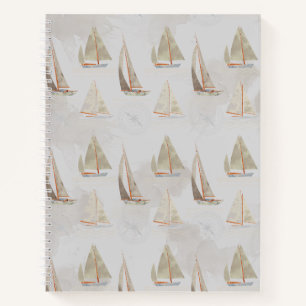 Sailing notebook - Vintage Nautical Illustration