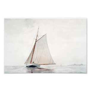 Sailing off Gloucester   Winslow Homer Photo Print