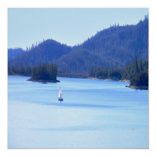 Sailing off in to the mountains... poster (Front)