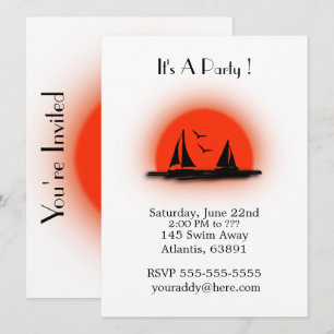 Sailing Party Invitation
