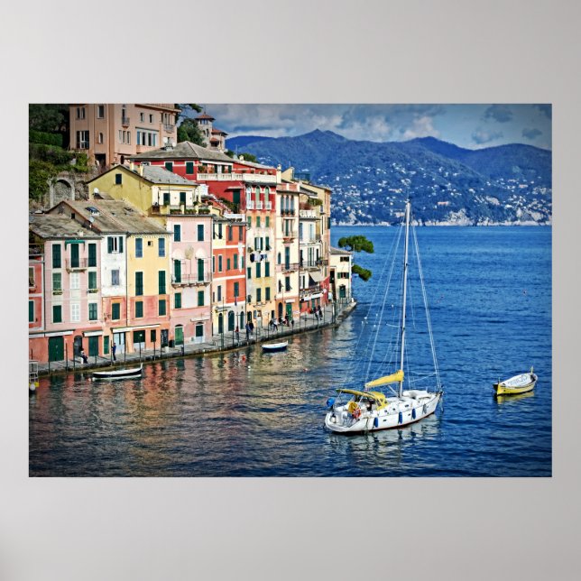 Sailing Portofino and the Italian Riviera Poster (Front)