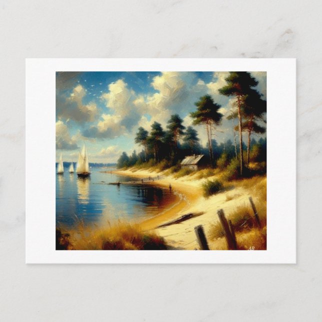 Sailing,  postcard (Front)