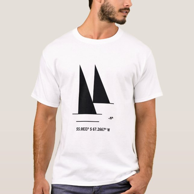 Sailing, Sailboat, Yachting, Ocean, Sea,  Sailor T-Shirt (Front)