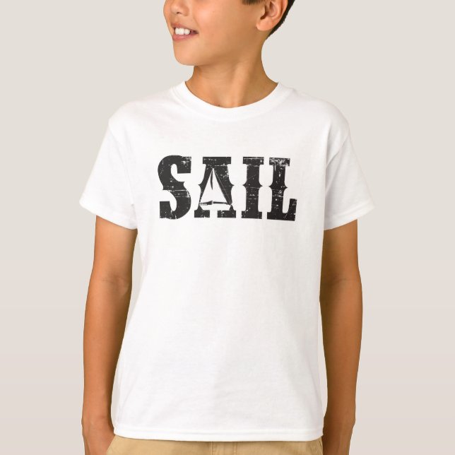 Sailing Sailor Captain Sail Sea Funny Gift Idea T-Shirt (Front)