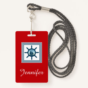 Sailing scene badge