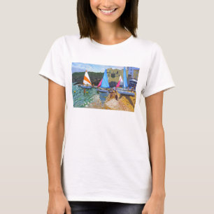 sailing school calella de palafrugall costa T-Shirt