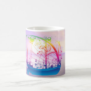 Sailing Ship at Dawn Coffee Mug