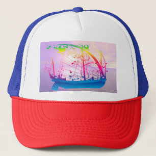 Sailing Ship at Dawn Trucker Hat
