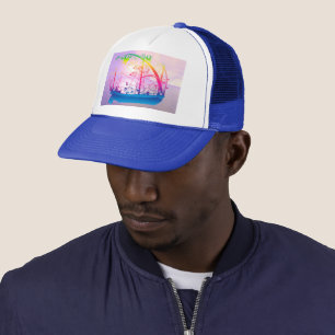 Sailing Ship at Dawn Trucker Hat