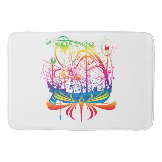 Sailing Ship Bath Mat (Front)