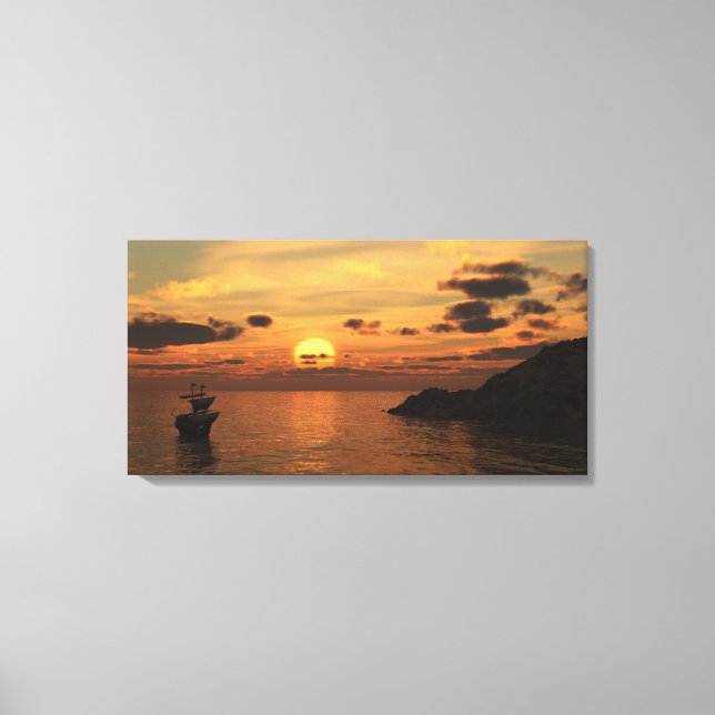 Sailing Ship Canvas Print (Front)