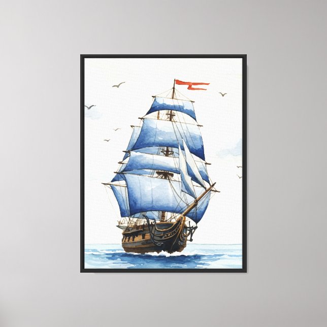  Sailing ship Canvas Print (Front)