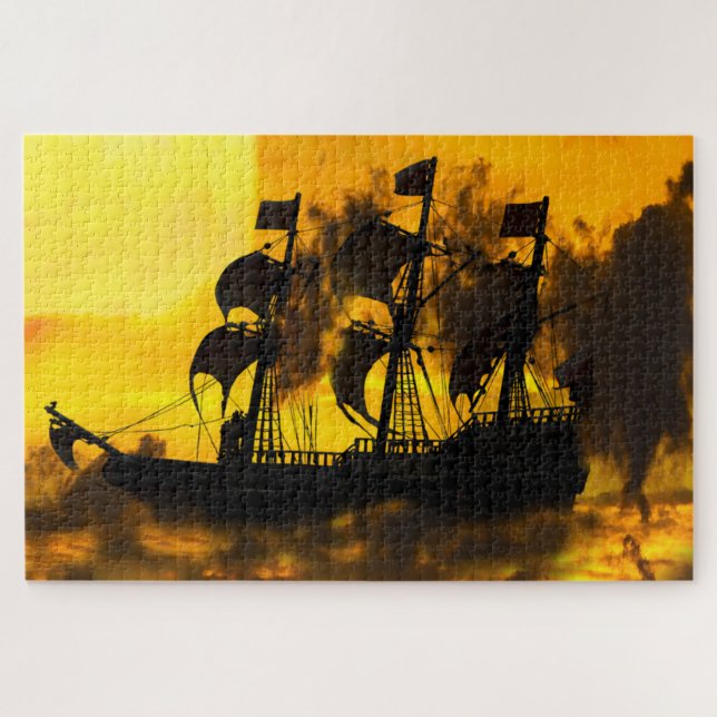 Sailing ship jigsaw puzzle (Horizontal)