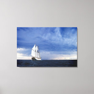 Sailing Ship On The Baltic Sea Canvas Print