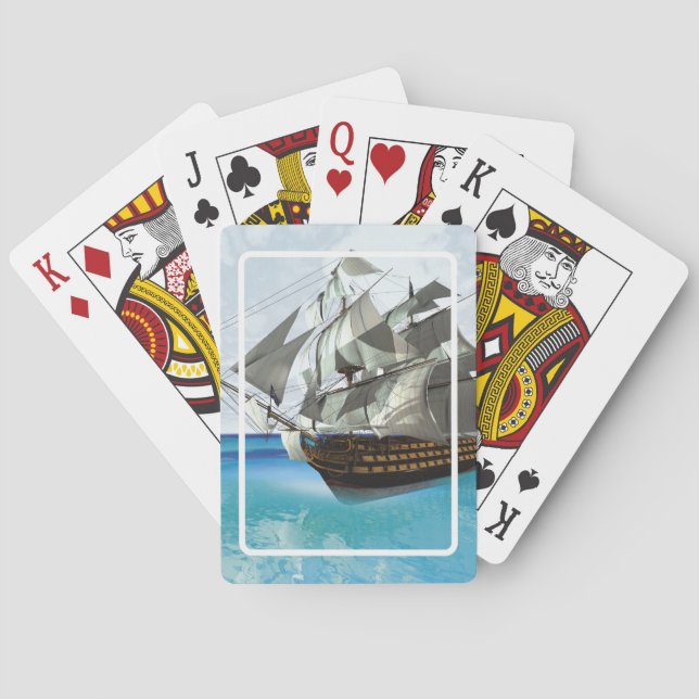 Sailing Ship Playing Cards (Back)